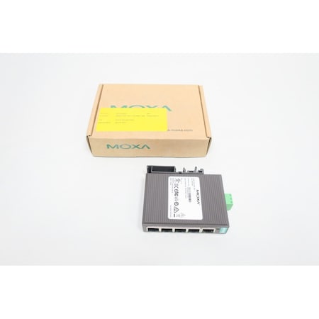 Moxa 5 Port Switch 12-48V-Dc Ethernet And Communication Module EDS-205 V2.1.1